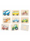 Goki Wooden Memo Vehicles