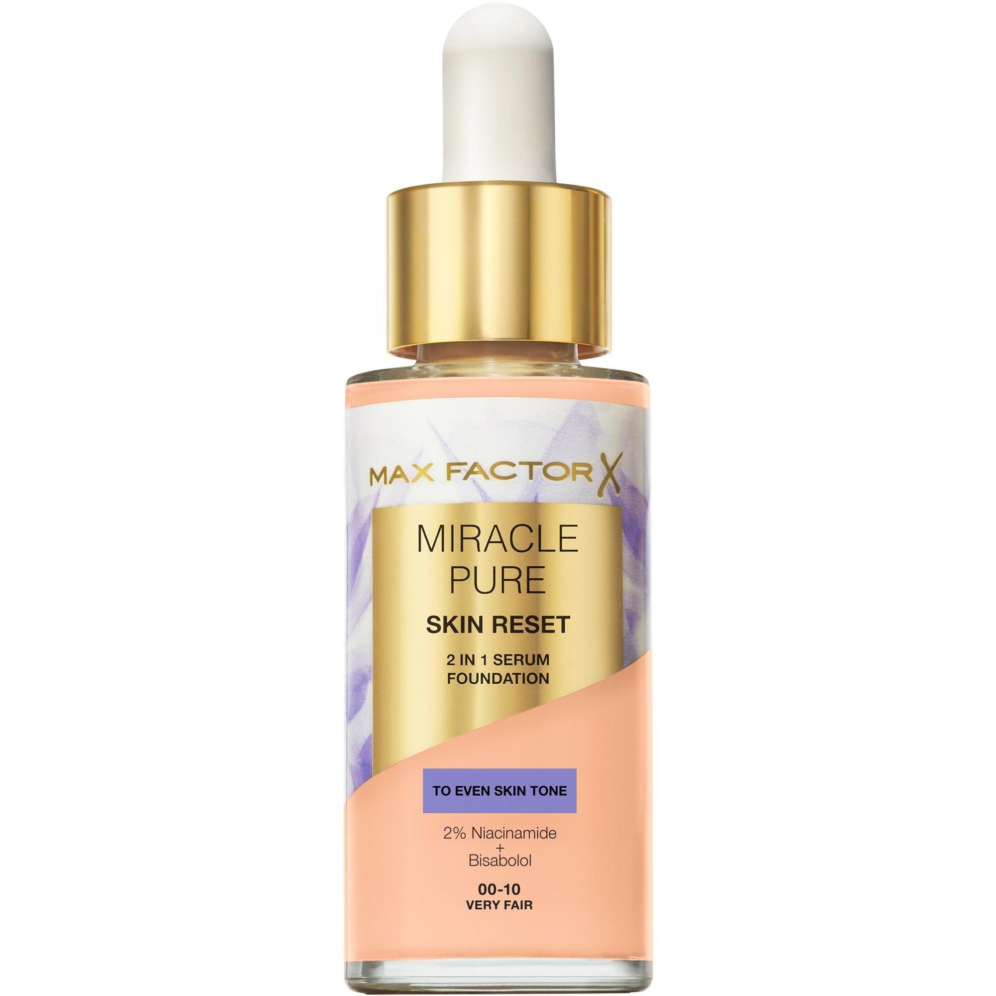 Max Factor Miracle Pure Skin Reset 2 In 1 Serum Foundation 120 De