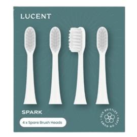 Be Lucent Spark Toothbrush Heads Refill White