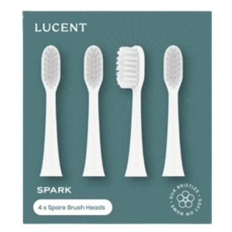 Be Lucent Spark Toothbrush Heads Refill White