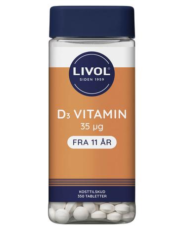 Livol D3 Vitamin 350 stk.