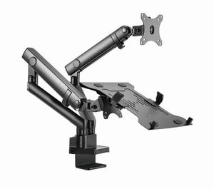 Gembird MA-DA3-02 mounting kit - adjustable arm - for monitor / notebook