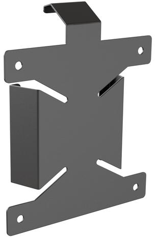 iiyama MD BRPCV07 - mounting component - for mini PC - grey