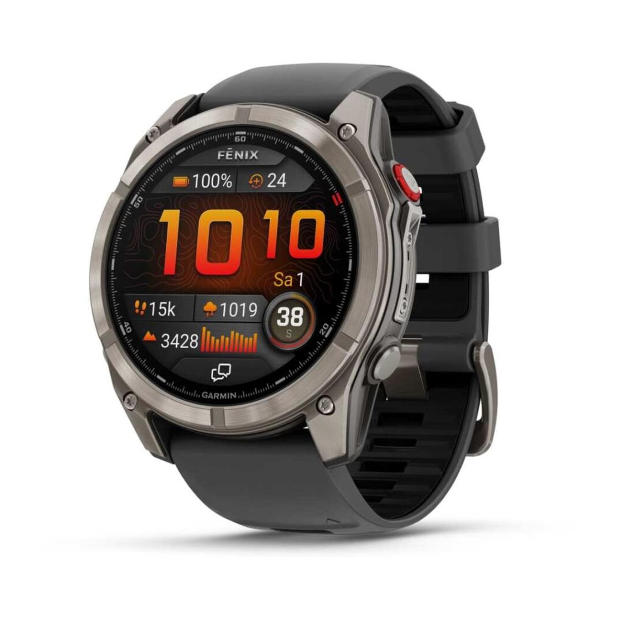 Garmin Fenix 8 Pro 51mm Amoled LTE Sapphire Carbon Gray Titanium-Black 010-03199-01