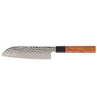 Maku Kitchen Life - Damascus santoku-veitsi 33 cm Teräs/ruskea/musta