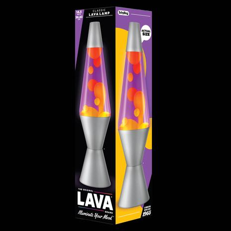 Lava Lamp Classic 37cm Orange/Purple