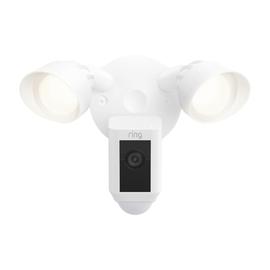 Ring Floodlight Cam Wired Plus White (8SF1P1-WEU0), valvontakamera ulkokäyttöön
