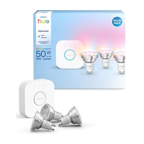 Philips Hue Essentials LED lamppu 3 W GU10 (3 kpl)