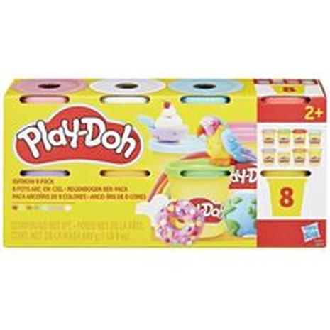 Play-Doh Rainbow 8 Pack Solid 680G