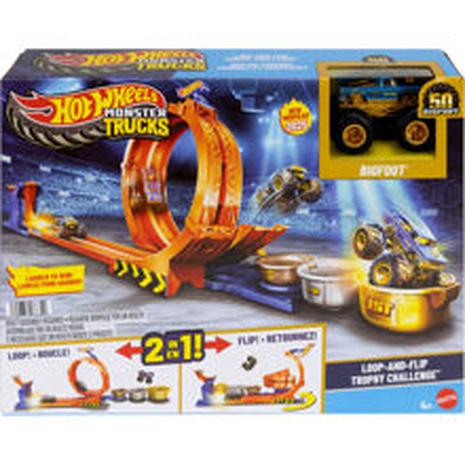 Hot Wheels Monster Trucks Loop & Flip Trophy Challenge autorata