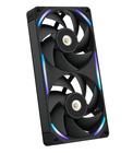 NZXT F240X PWM RGB -tuuletin, 240 mm, Magneettilevitaatiolaakeri, musta