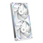 NZXT F280X, 280 mm, PWM, nestelaakeri, RGB -tuuletin, valkoinen