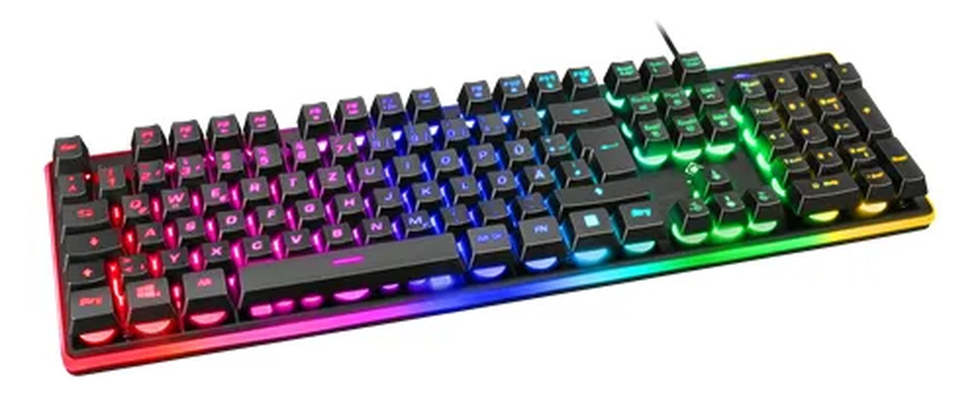 DELTACO GAMING GAM-021-RGB -pelinäppäimistö, musta