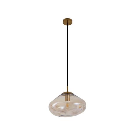 Lindby Riippuvalaisin Lelia, meripihka, lasi, Ø 35 cm