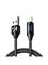 Wozinsky USB-A Cable - Lightning WUALC1 with LED Display 2.4A 1m - Black – kuva 1