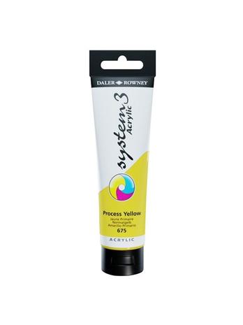 Daler-Rowney System3 150 ml Process Yellow – kuva 1/1