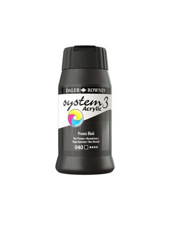 Daler-Rowney System3 500 ml Process Black – kuva 1/1
