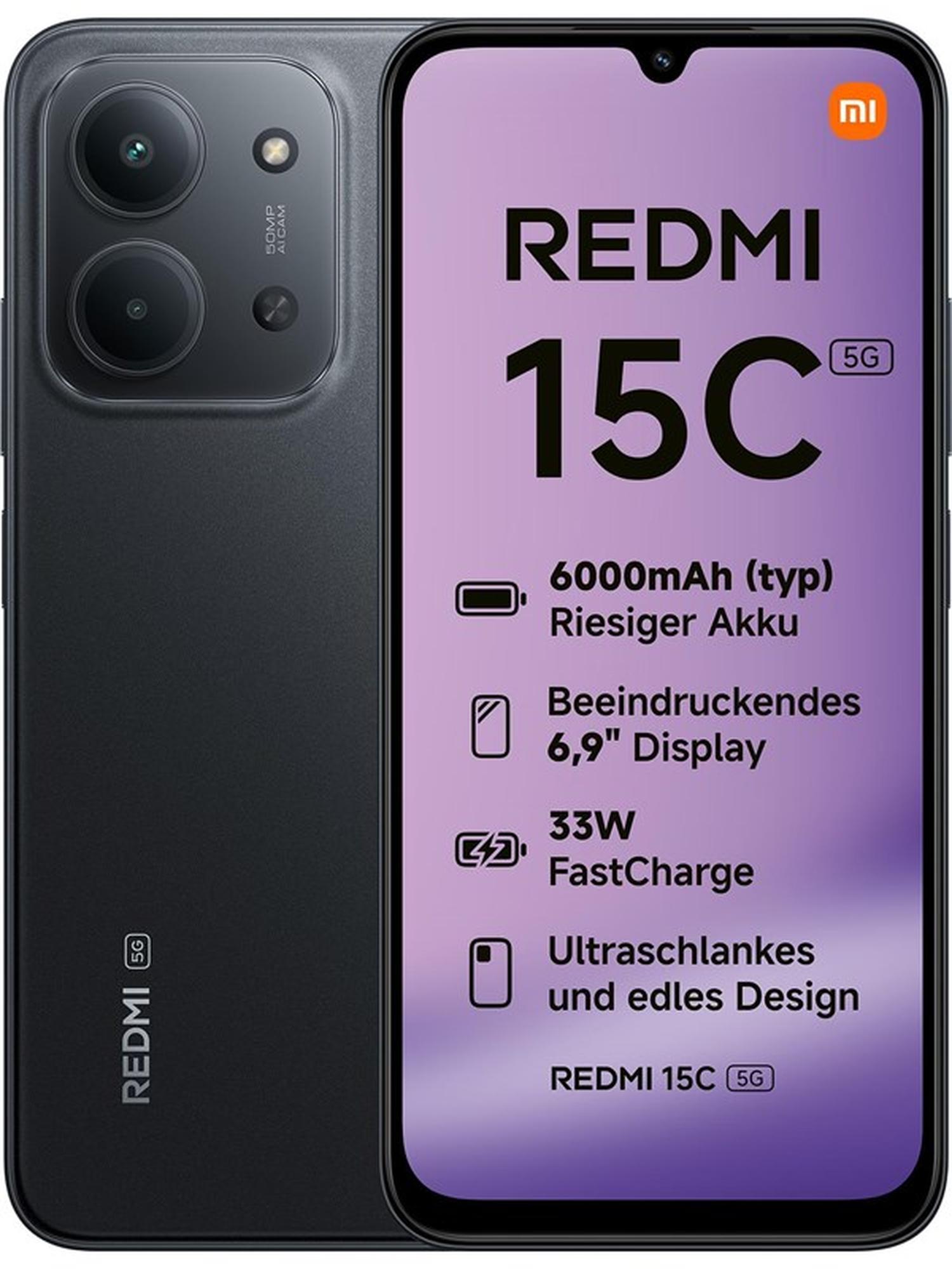 Xiaomi Redmi 15C 4/128 Gt -puhelin, Mint Green