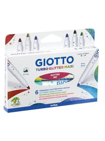 Glitter Pens Extra Thick 6 pcs Giotto