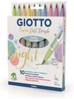 Brushpen Pastellivärit kotelossa 10-pack Giotto Turbo