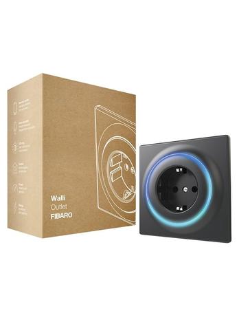 FIBARO Walli Outlet type F, Black Z-Wave – kuva 2/2