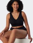 Schiesser Bustier Mit Pads - Invisible Soft Lingerie Bras & Tops Soft Bras Tank Top Bras Black Schiesser