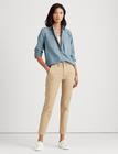 Lauren Ralph Lauren Slim Fit Stretch Chino Pant Bottoms Trousers Chinos Blue Lauren Ralph Lauren