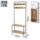 Urban Living naulakko kenkätelineellä