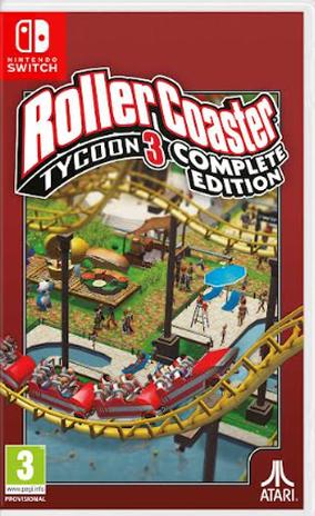 RollerCoaster Tycoon 3: Complete Edition, Nintendo Switch -peli