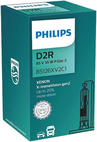 Ajovalopolttimo Xenon X-tremeVision, D2R, Philips – kuva 2/2
