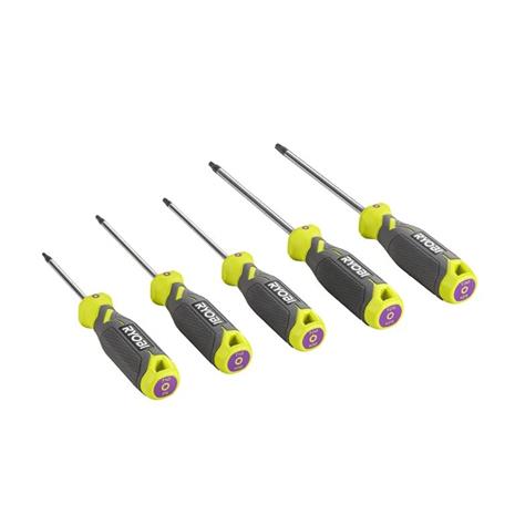 Ryobi RHSDST5 5-osainen torx-ruuvitalttasarja