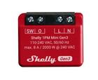 Shelly 1PM Mini Gen3, relekytkin WiFi-verkkoon