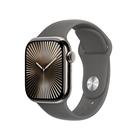 Apple Watch Series 10 (GPS + Cellular 42 mm), S/M, Peilimusta alumiinikuori ja urheiluranneke
