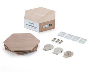 Nanoleaf Elements Wood Look Hexagons, laajennuspakkaus, 3 paneelia