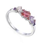 Lykken Elegance LYWG25137 monivärinen timanttisormus 0,02 ct