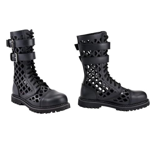 Brandit - Phantom Grid Boots - Biker-bootsit - Unisex - Musta
