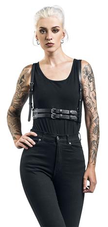 Poizen Industries - Revon Belt - Valjaat - Naiset - Musta