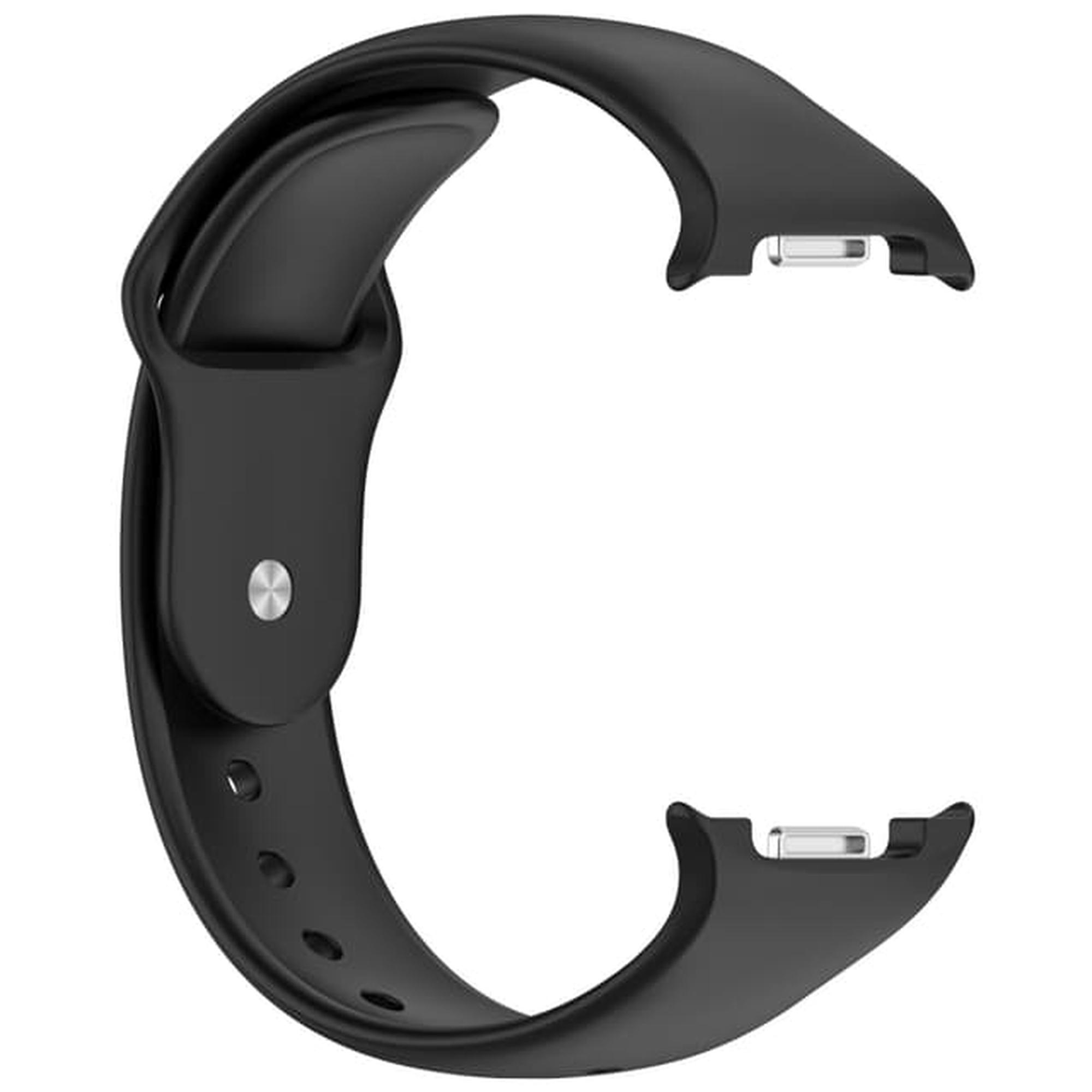 Valkoinen silikonihihna Samsung Galaxy Watch 8 / 8 Classic / urheiluranneke / kellonhihna