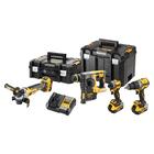 Dewalt Akkukonesarja DCK429P3T-QW XR 18V 3x5,0Ah, DCD805 + DCF850 + DCH273 + DCG405 + DCB184 + DCB1104 + TSTAK -laukku