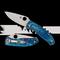 Spyderco Tenacious Blue Titanium Disarray D2 kääntöveitsi – kuva 1