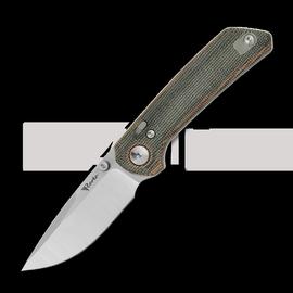 Reate PL-XT Nitro-V kääntöveitsi, Red/Black Micarta, Satin