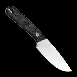 The James Brand The Hell Gap - Black / Stainless / Micarta / Straight veitsi