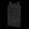 Helikon-Tex Backpack Panel Insert, musta – kuva 1