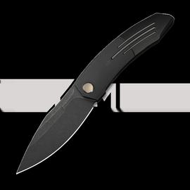 We Knife Sine Wave, Black Ti, Black SW