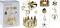 Kynttiläkippo karuselli kultainen – kuva 4