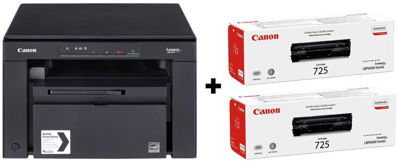 CANON MF3010 + 2 X CRG 725 BUNDLE