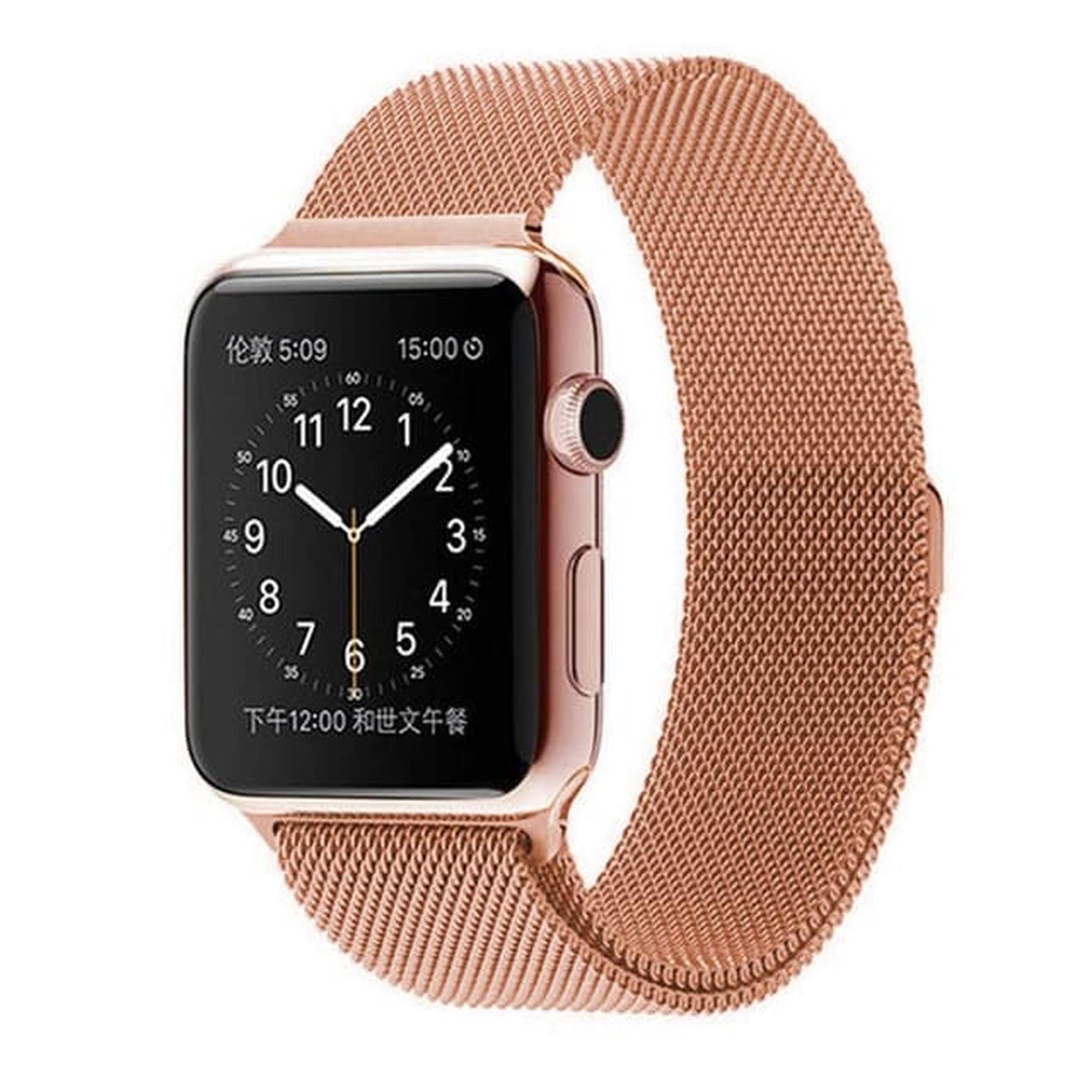 Apple Watch 49 mm -milanolaisranneke, pieni, Black Titanium Finish