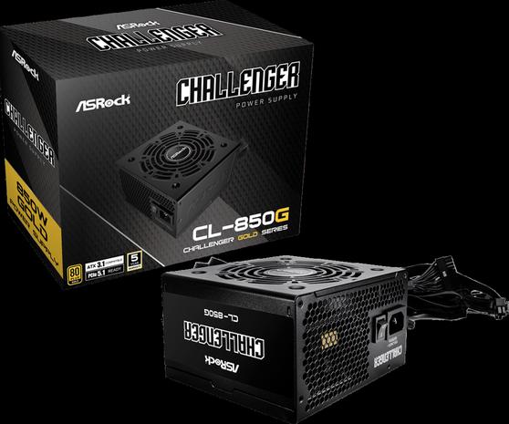 ASRock Challenger 850W -virtalähde, 80 Plus Gold – kuva 2/6