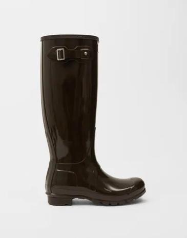 Hunter - Ruskea - Original Tall Gloss Boot – kuva 2/5