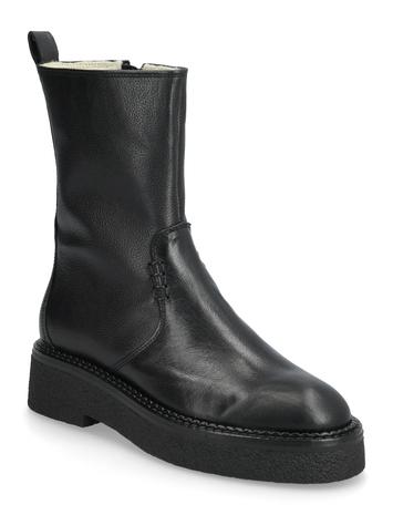Billi Bi Warm Lining Shoes Boots Ankle Boots Ankle Boots Flat Heel Black Billi Bi
